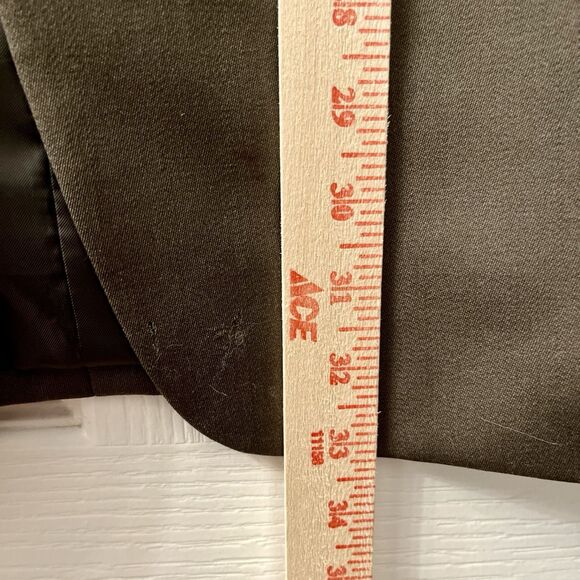 Jones New York Golden Fil Men 42L Brown Blazer Jacket Sport Coat 3 Button READ - Picture 9 of 11